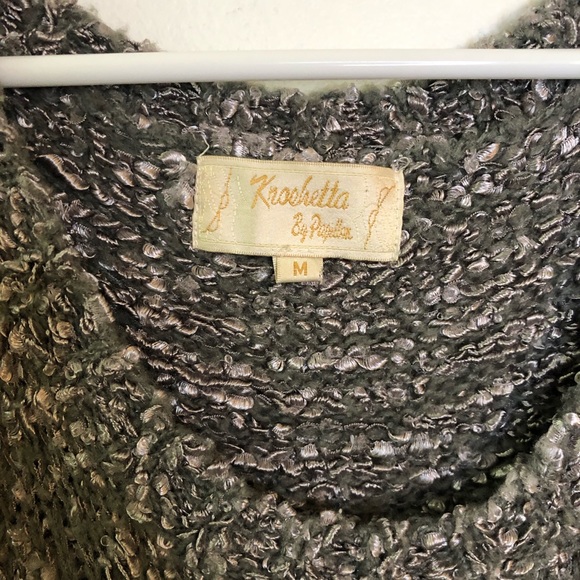 Grey Knit Kroshetta by Papillon Dress - Picture 5 of 5